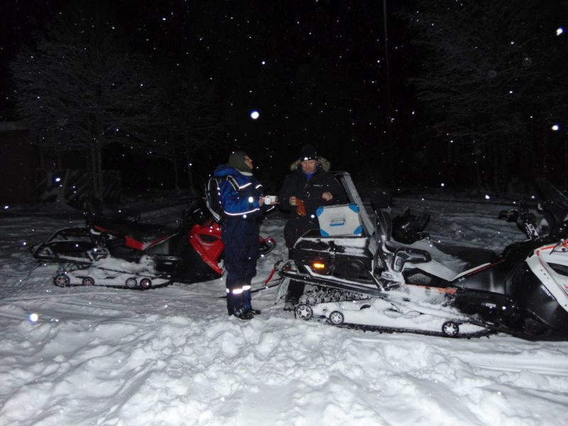 Schneemobiltour in Kirkenes