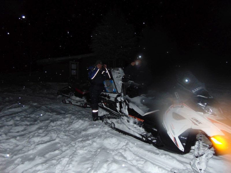 Schneemobiltour in Kirkenes