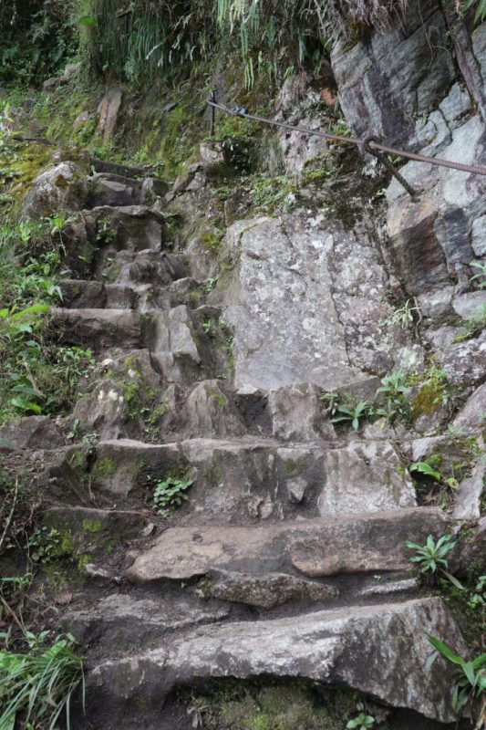 Climbing Huayna Picchu