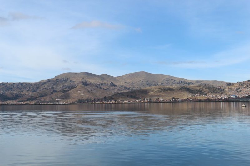 Uros villages auf dem Titicaca-See