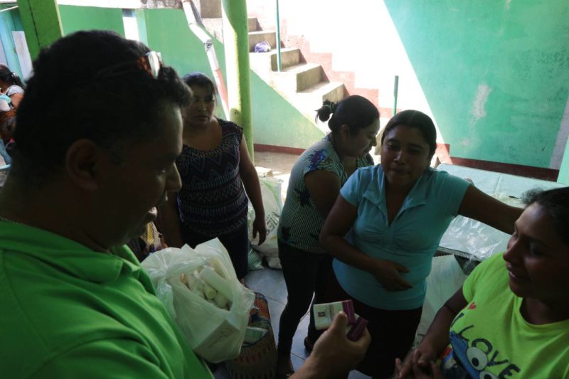 Spendenaktion in Alotenango