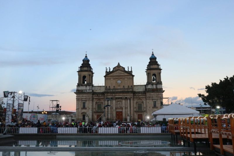 Weihnachtsmarkt in Guatemala Stadt